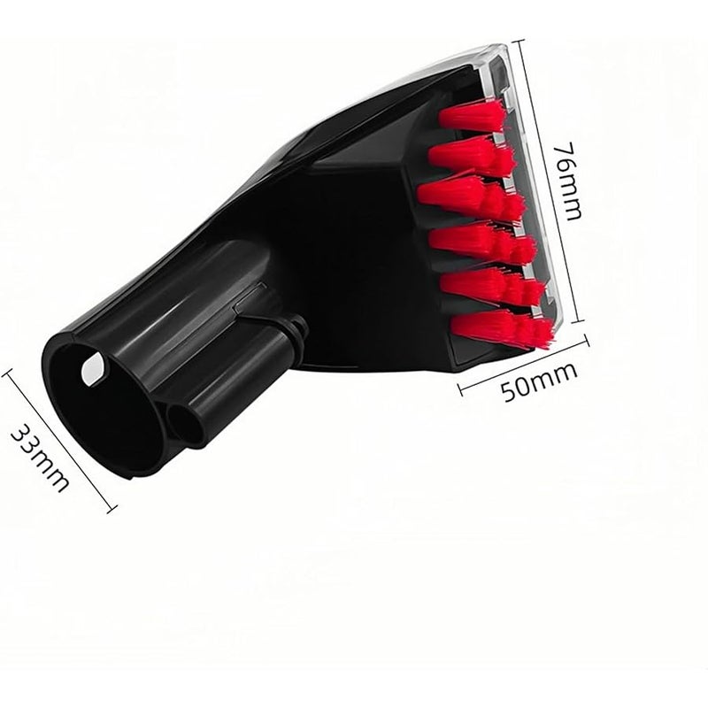 1400B Tough Stain Brush Tool Replacement for Bissell Portable Carpet Cleaners and Upholstery Cleaners Model No. 1400B / 1400W / 2290A / 2458/3194, 3 Replacement Brush Head Accessories, Black - Image 2